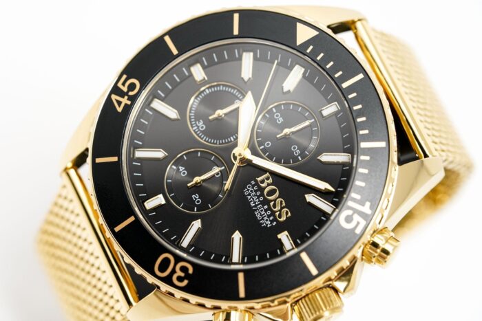 Hugo Boss Men's Watch Chronograph Ocean Edition Gold - HB1513703 - Image 3
